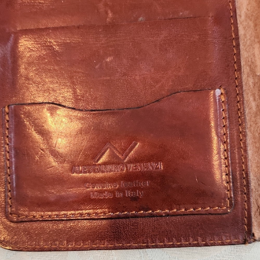 Vintage Y2K Italian Leather Wallet - Picture 3 of 4